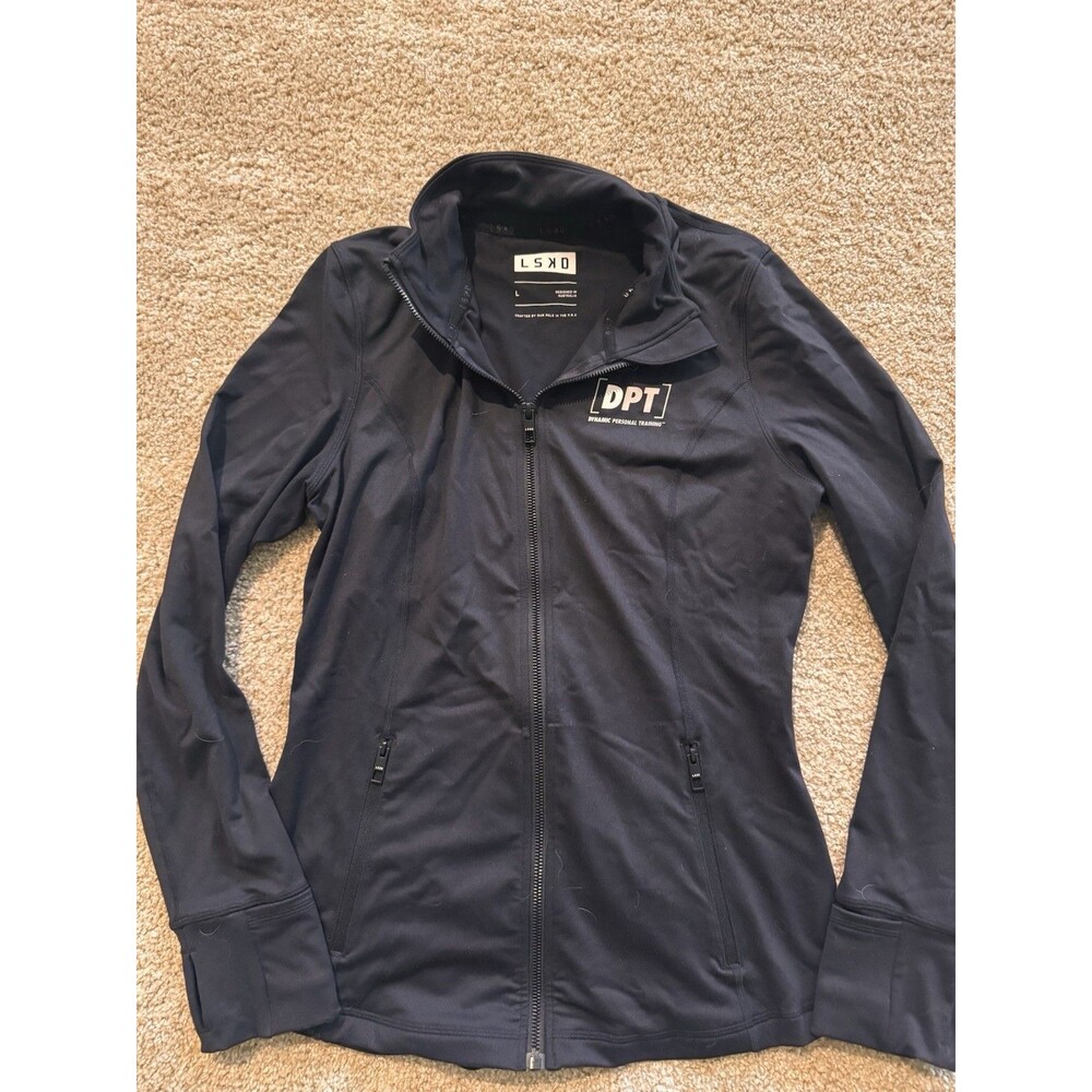 LSKD Jacket Adult L Running Athletic Personal Training Logo Active Track Womens